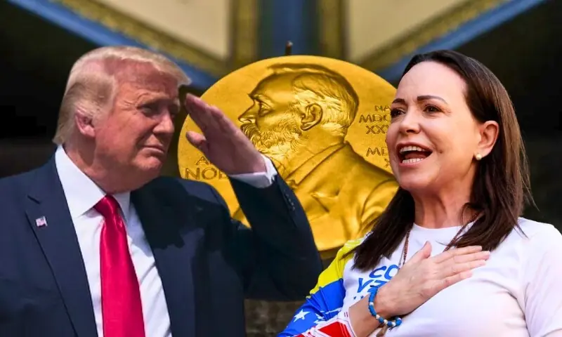 Venezuelan Opposition Leader Presents Nobel Peace Prize to Trump