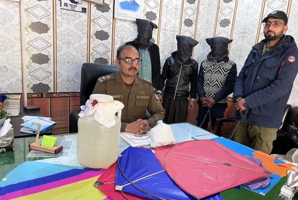 Huge Haul of Drugs, Liquor and Kites Recovered in Sara-e-Alamgir