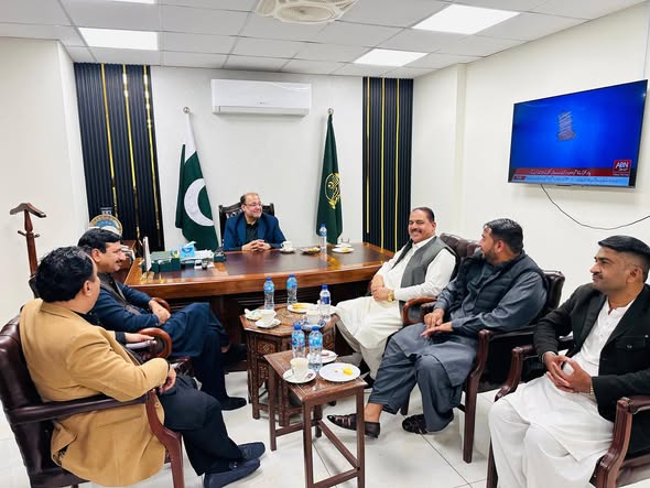 UC-4 Delegation Meets Punjab Minister Shafay Hussain in Gujrat