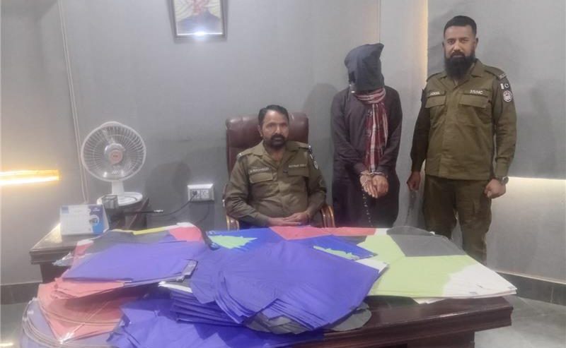 Gujrat Police Bust Kite Sale in Sarai Alamgir, 120 Kites Seized