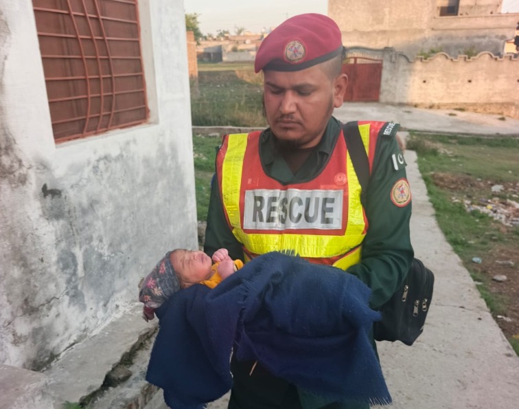 Newborn Baby Girl Found in Sohawa, Shifted to Hospital