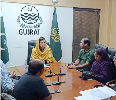 Gujrat: Review Meeting Held on Anti-Polio Campaign Under DC Noor-ul-Ain