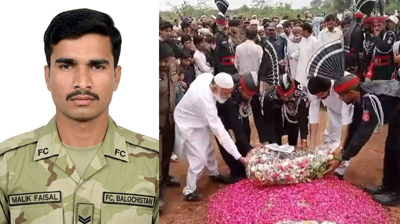 FC Soldier Martyred in Quetta Laid to Rest in Jhelum