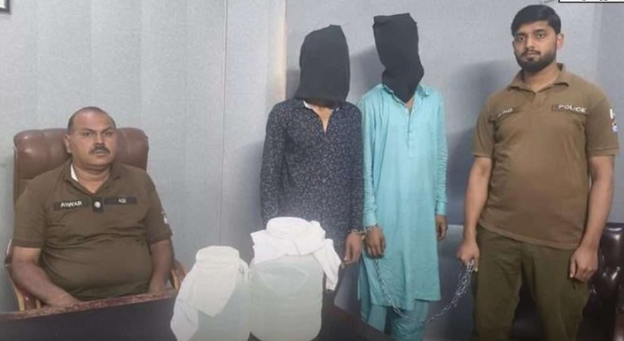 Sarai Alamgir Police Arrest Four in Crackdown on Drugs and Illegal Weapons