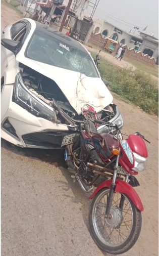 Police Official Killed in Car-Motorcycle Collision in Mangowal