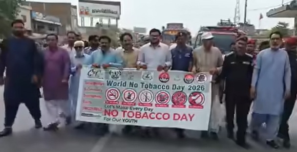 Jhelum Marks World No Tobacco Day with Awareness Seminar and Walk