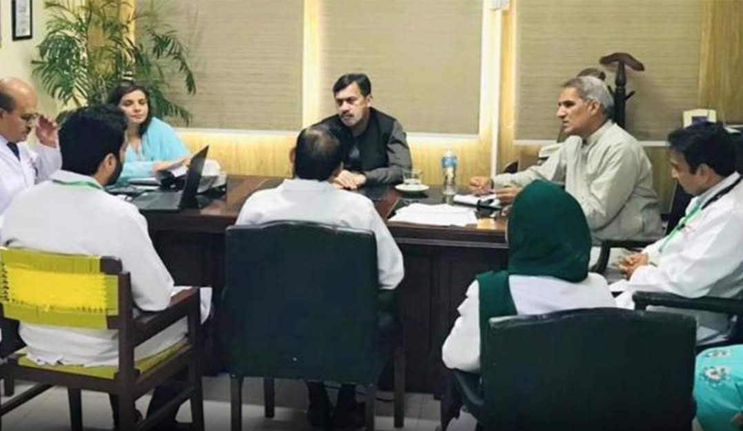 PESSI Commissioner Conducts Surprise Visit to Gujrat Social Security Hospital