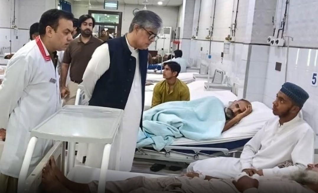Punjab health secretary reviews medical services during visit to Aziz Bhatti Teaching Hospital in Gujrat