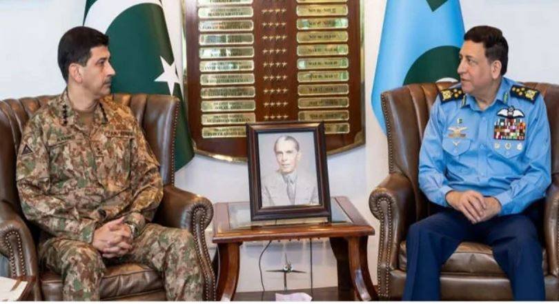 National Strategic Command Chief Visits Naval and Air Headquarters, Meets Service Chiefs