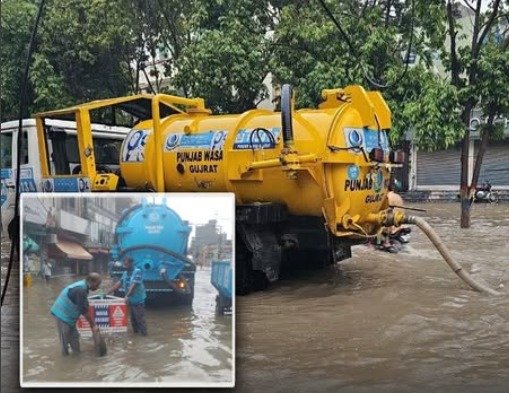 182mm Rainfall Recorded in Gujrat Within Four Hours