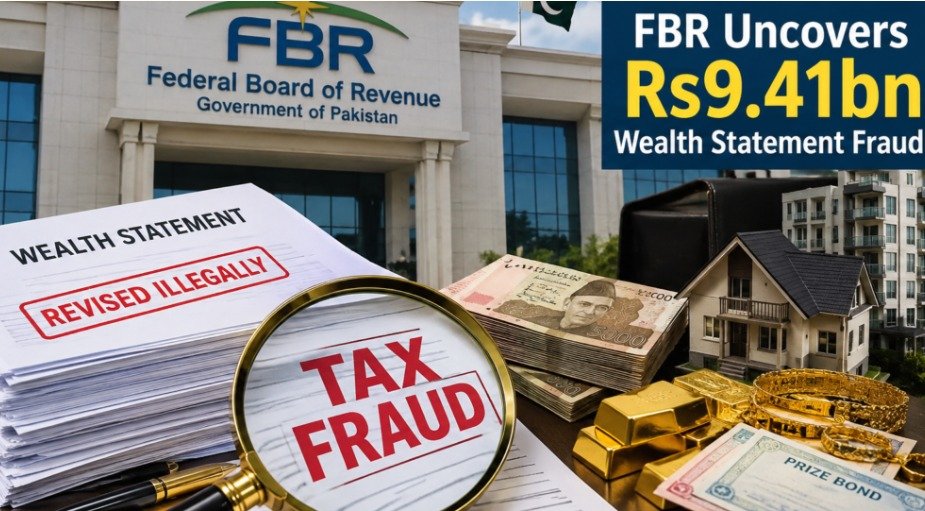FBR uncovers Rs9.41bn wealth statement fraud