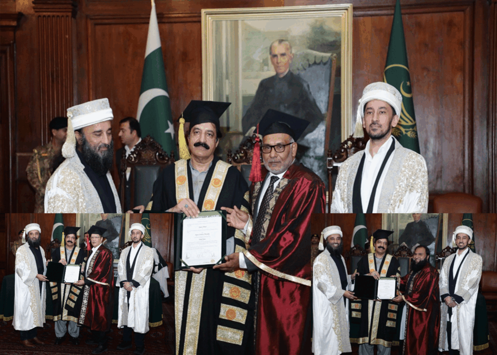 Punjab Governor awards honorary doctorates to three philanthropists